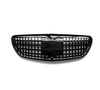 Grilles Front Inlet Grille Bumper Grill Mesh For Benz For E-Class For W213 Executive Edition 2016-2020 ABS Grills Front Grille(Black)
