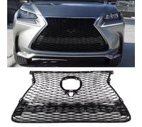 Grilles Glossy Black Radiator Grilles For Lexus For NX200/NX300 2015-2020 Front Racing Grilles Bumpers Body Kit Front Grille