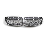 Grilles Meteor Black Chrome Front Kidney Grille For BMW E92 E93 LCI 2 Doors 2010-2012 Front Grille(Silver)