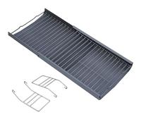 Grillflame 810-0029 Charcoal Ash Pan Replacement Parts for Nexgrill Charcoal Tray Adjustable Ash Catcher 810-0029 29in Barrel Grill Smoker Parts with Fire Grate Hangers Grill Accessories