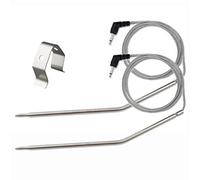 Grilling BBQ Meat Thermometer Temperature Probe Replacement Thermometer Probe Compatible with Thermopro TP20 TP07 TP-07 TP08 TP-08S TP06S TP16 TP-16S TP17 Famili MT004, Fit Listed Models Only