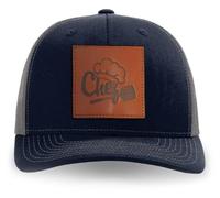 Grilling Gifts for Men - Men's Chef Trucker Hat Cooking Grilling BBQ Chef Baseball Caps for Dad, Husband, Black, One size
