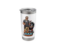 Grilling Master Funny Father's BBQ Dad Instincts Stainless Steel Insulated Tumbler