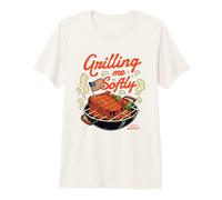 Grilling Me Softly Patriotic American BBQ Premium T-Shirt
