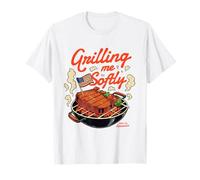 Grilling Me Softly Patriotic American BBQ T-Shirt