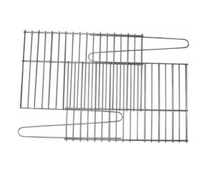 GrillPro 91250 Universal Fit Adjustable Rock Grate Silver