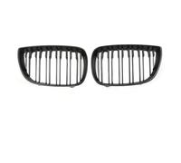 Grills Grill Front For BMW 1 Series E81 E87 E82 E88 Compatible With 116 120i 128i 130i 135i 2004-2011 Double Line Slat Kidney Grille Sharp Look Grill