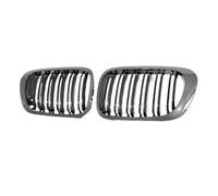 Grills Grill Front For BMW 3 Series E46 Coupe Cabriolet 1998-2003 Pre-Facelift For M3 2000-2007 Carbon Fiber Print Single Double Grill Grille
