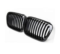 Grills Grill Front For BMW E46 4 Door 1998 1999 2000 2001 Car Styling Gloss Black Front Kidney Grille Slat Style Grill