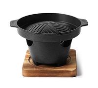 Grills Mini Barbecue Stove Household One-Person Garden Outdoor BBQ Smoke-Free Japanese-Style Small Roasting Pot Meat Tool