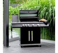 Grillstream Stealth Hybrid BBQ with Side Burner, Size 4 Burner