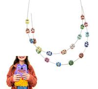 Grillz Accessory for Fuggler and Labubu - Character Styling Costume Prop, Wire-Style Decorative Grills, Decoration Gill for Zuru Fuggler and Labubus, 2 Sets (Mix Colours)