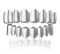 Grillz, Gold Teeth Grillz for Women, Grills for Teeth, Grillz Teeth Men, Grills for Your Teeth, Fake Grill, Tooth Grill, One size, Non-Precious Metal, No Gemstone