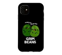 Grim Beans Funny Veggie Pun Case for iPhone 11