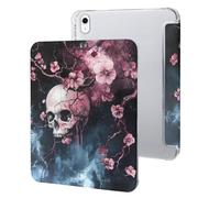 Grim Blossoming Printed Tablet Case Compatible with iPad Series Hard Translucent Back Protective Cover