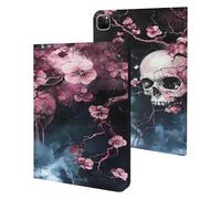 Grim Blossoming Printed Tablet Cases Compatible with iPad Series Slim Trifold Stand Protective Cover