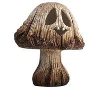 Grim Gardens Mushroom Decor - Mini Fairy Garden Ornament, Hand-Painted Resin Outdoor Decor for Patio, Lawn & Tabletops (A1)
