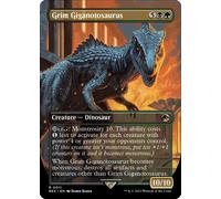 Grim Giganotosaurus (Borderless Art) (Foil) | Jurassic World Collection