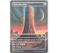 Grim Monolith #01 Foil by CB- Alternative Custom Art Artifact MTG