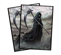 (Grim Reaper) 100% Hand-Drawn 100ct Textured Matte TCG/MTG Card Art Sleeves by Realm Guard