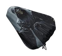 Grim Reaper Bike Seat Cover - Waterproof Bike Seat Cushion for Women & Men, Comfort, Soft Bicycle Saddle Covers Universal Fit Road/Mountain/Spin Bikes with Drawstring