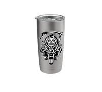 Grim Reaper Biker Motorcycle Stainless Steel Insulated Tumbler