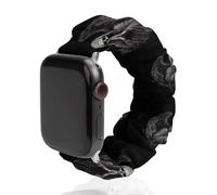 Grim Reaper Bless Fashion Scrunchie Watch Strap Compatible with IWatch Series 1 2 3 4 5 6 Elastic Replacement Band