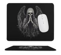 Grim Reaper Bless Large Gaming Mouse Mat Soft Non-Slip Laptop Mousepad Portable Square Desk Pad for Office Home Work