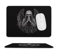 Grim Reaper Bless Large Gaming Mouse Mat Soft Non-Slip Laptop Mousepad Portable Square Desk Pad for Office Home Work