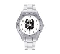 Grim Reaper Bless Men's Business Watch with Stainless Strap Fashion Easy Reader Wristwatch Gifts for Men