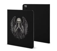 Grim Reaper Bless Printed Tablet Cases Compatible with iPad Series Pencil Holder Slim Trifold Stand Protective Cover