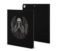 Grim Reaper Bless Printed Tablet Cases Compatible with iPad Series Pencil Holder Slim Trifold Stand Protective Cover
