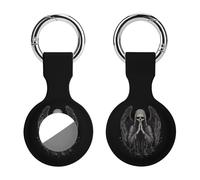 Grim Reaper Bless Silicone Protective Case Compatible with Airtag Funny GPS Tracker Accessories for Luggage Pet Collar