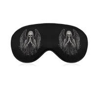 Grim Reaper Bless Soft Sleep Mask for Light Blocking Breathable Sleeping Masks Travel Eye Shade Cover with Adjustable Strap