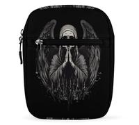 Grim Reaper Bless Unisex Multi Purpose Mini Crossbody Bag Waterproof Small Shoulder Purse for Work Travel Shopping