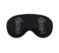 Grim Reaper Cat Lightweight Sleep Masks Funny Blocking Eye Mask for Sleeping with Adjustable Strap