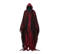Grim Reaper Costume,Halloween Hooded Cloak,Cosplay Costumes for Adult,Grim Reaper Cape with Scythe,Gothic Wizard Capes