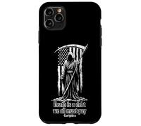 Grim Reaper Death Is A Debt We All Must Pay American Flag Case for iPhone 11 Pro Max