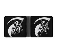 Grim Reaper Death Men's Wallet Bifold Pocket Slim Purse Women