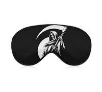 Grim Reaper Death Soft Sleep Eye Mask Effective Light Blocking Blindfold Night Masks for Sleeping Travel