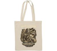 Grim Reaper Delivery Service Ride Natural Cotton Tote Bag White