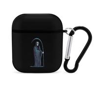 Grim Reaper Earphone Case Cover Compatible with AirPods 1&2 Shockproof Bluetooth Headset Case Black-style