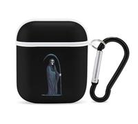 Grim Reaper Earphone Case Cover Compatible with AirPods 1&2 Shockproof Bluetooth Headset Case White-style