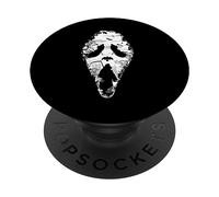 Grim Reaper Face Halloween Horror Trick Or Treat Scary Gift PopSockets Adhesive PopGrip