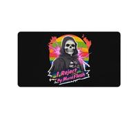 Grim Reaper Funny Funny Mouse Pad with Stitched Edges Non Slip Waterproof Mousepad Desk Mat for Office Gaming