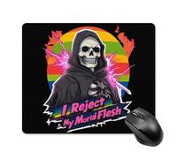 Grim Reaper Funny Printed Mouse Pad with Stitched Edges Non Slip Waterproof Mousepad Desk Mat for Office Gaming