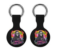 Grim Reaper Funny Trendy GPS Cases Holder with Key Chain Ring Portable Protective Covers Compatible with Airtag