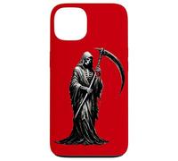 Grim Reaper Gothic Cloaked Skeleton Goth Memento Mori Design Case for iPhone 13