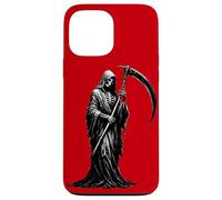 Grim Reaper Gothic Cloaked Skeleton Goth Memento Mori Design Case for iPhone 13 Pro Max
