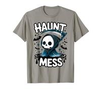 Grim Reaper Haunt Mess Halloween Design Gift Men Women Kids T-Shirt
